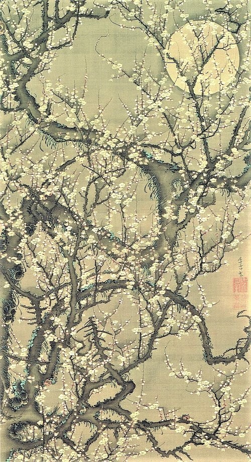 梅花皓月図(ばいかこうげつず)